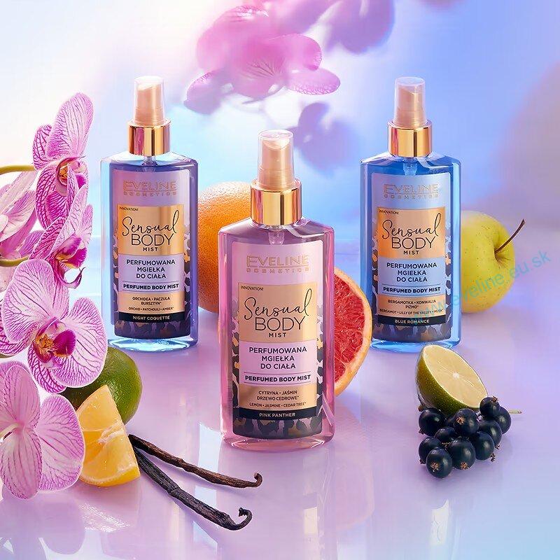 EVELINE Sensual body mist - parfumovaná telová hmla Night coquette