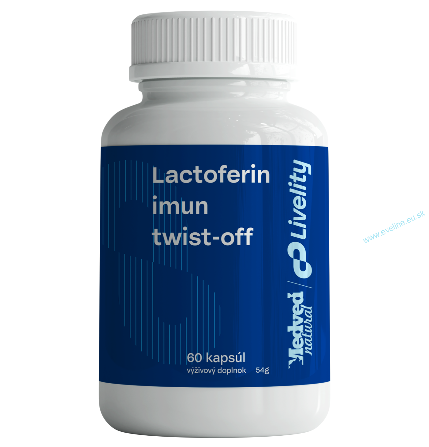 Medveď natural Lactoferin imun twist-off 60 kapsúl