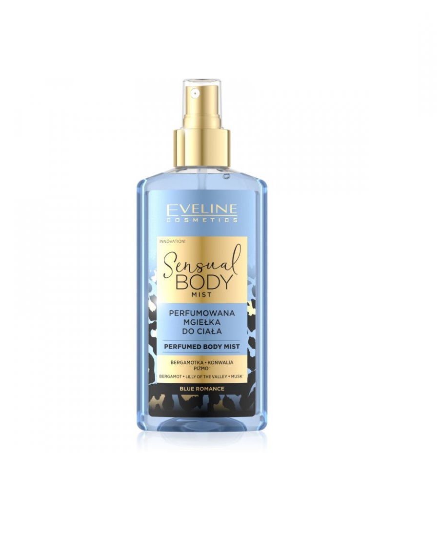 EVELINE Sensual body mist - parfumovaná telová hmla Blue romance