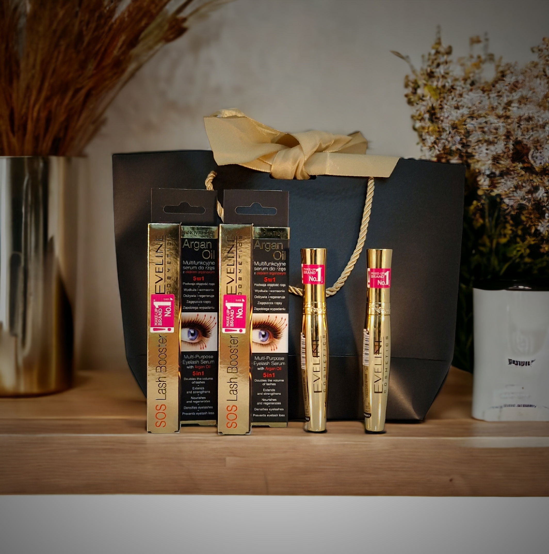 EVELINE SET 2 2ks Lash booster a 2ks maskara Celebrities