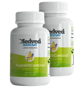 2x Medveď natural AppetitControl 60 kapsúl (120 kapsúl spolu)