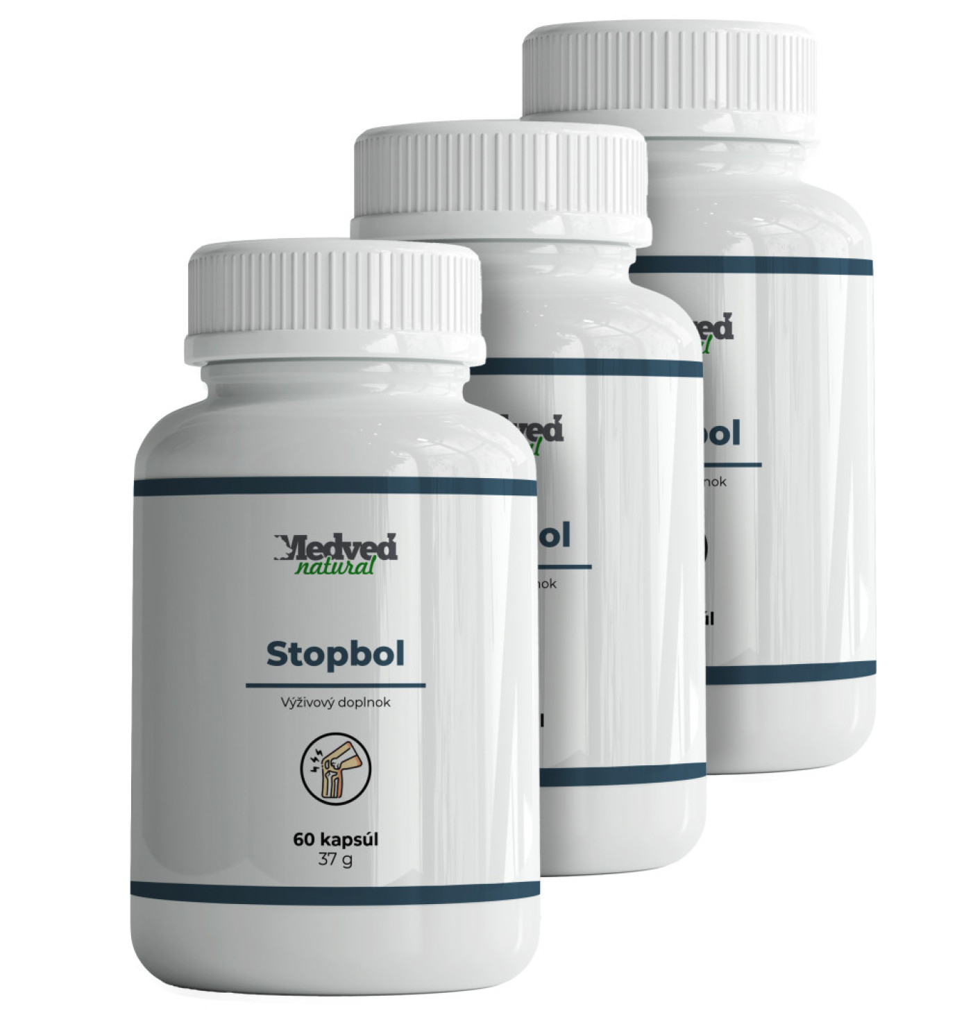 3x Stopbol 60 kapsúl (180 kapsúl spolu)