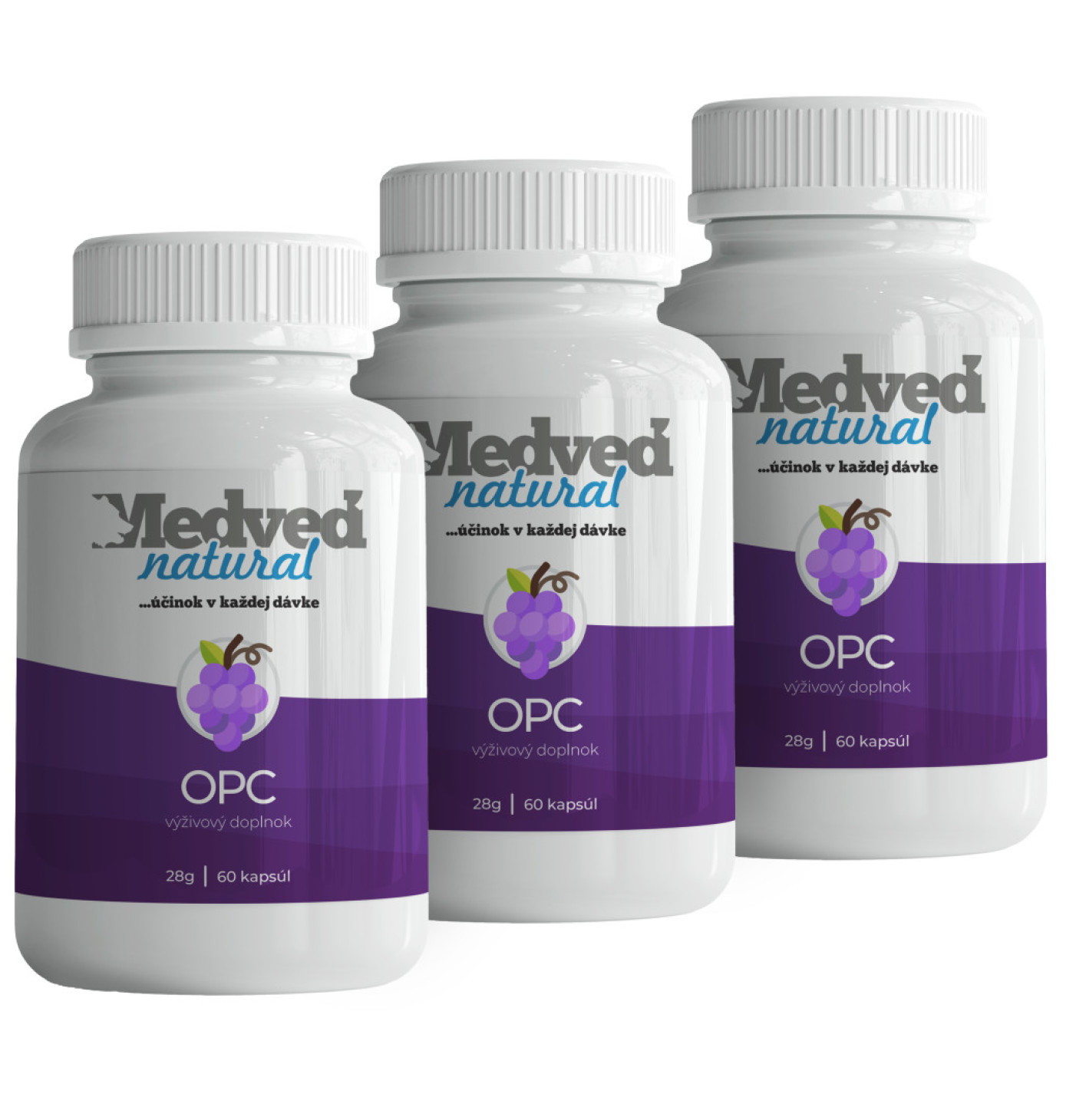 3x OPC 60 kapsúl (180 kapsúl spolu)