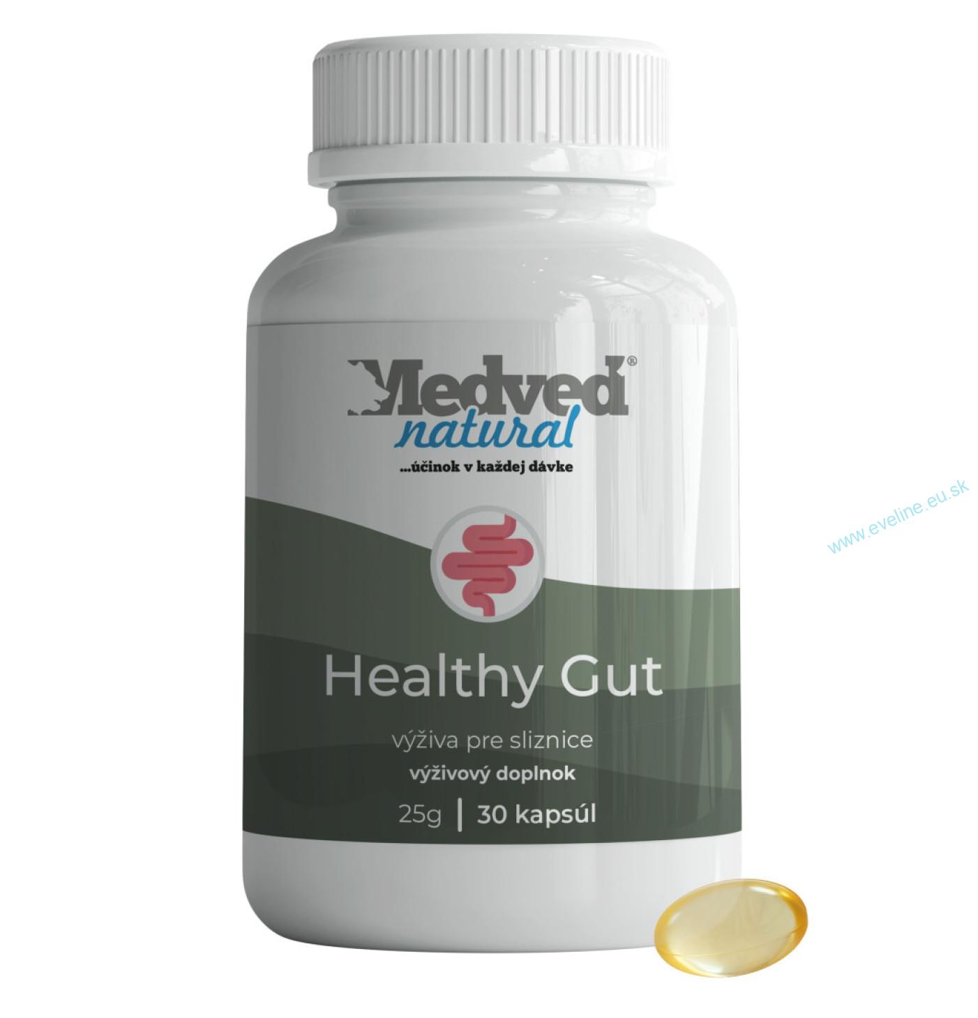 Medveď natural Healthy Gut 30 kapsúl