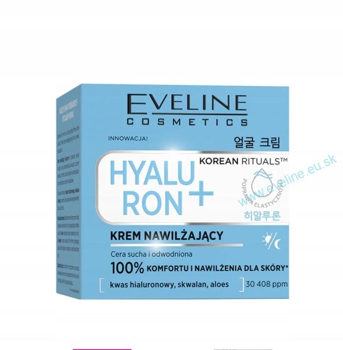 Korean Hydratačný krém na tvár s kyselinou hyalurónovou Eveline Hyaluron+