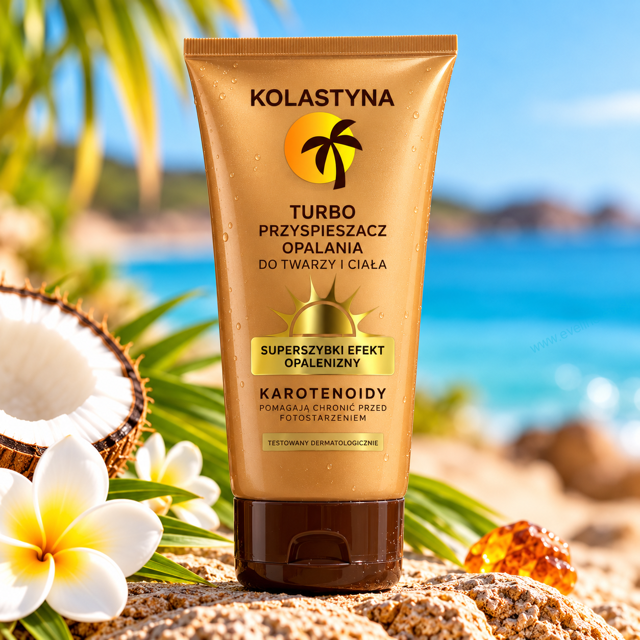 Kolastyna Turbo – urýchľovač opálenia na tvár a telo 150 ml