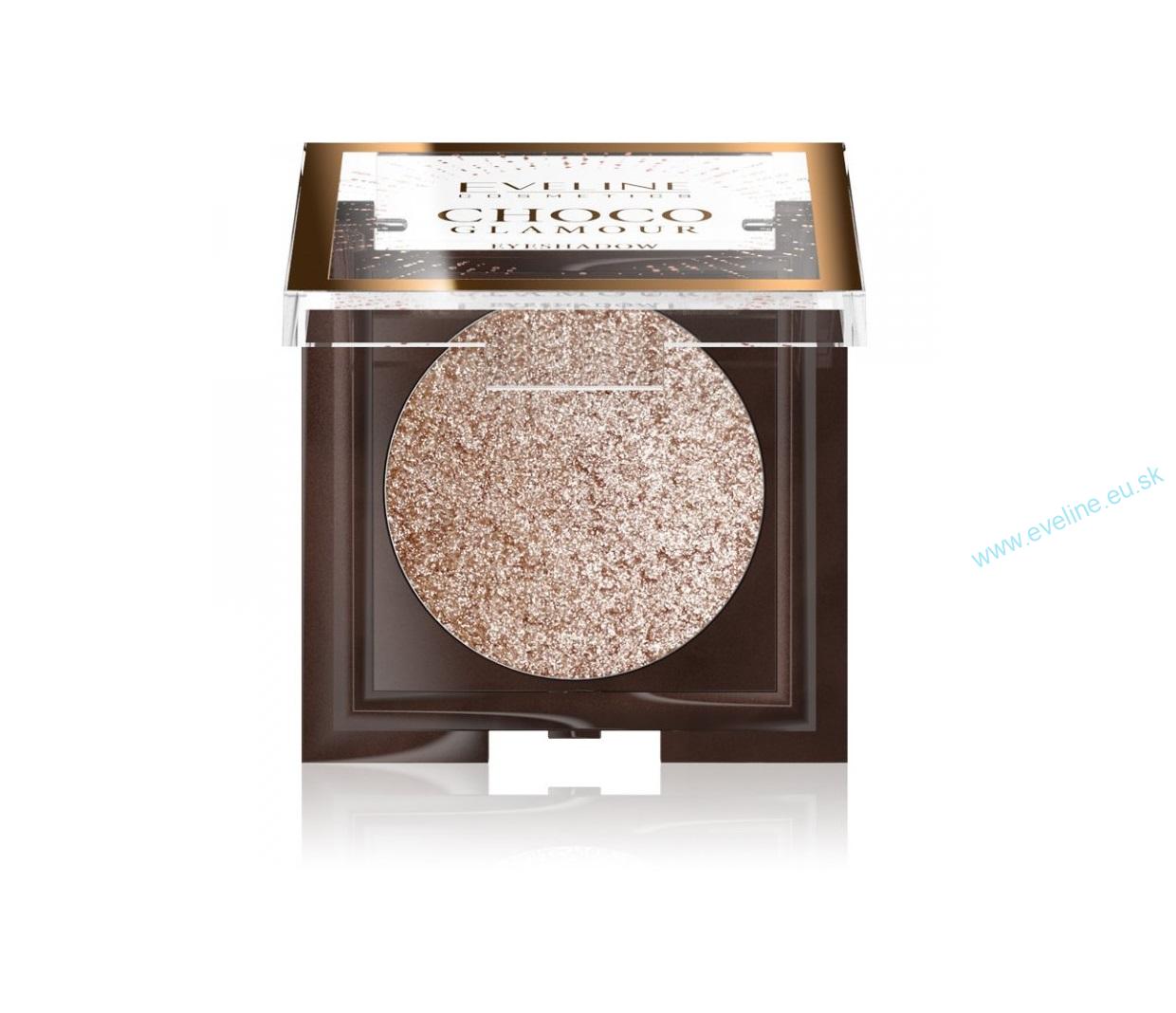 EVELINE Choco glamour - Lesklý topper na očné tiene
