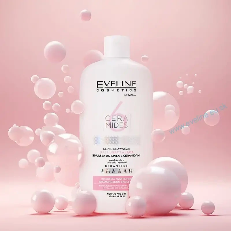6 Ceramides - Silne vyživujúca, hydratačná telová emulzia, hypoalergénna