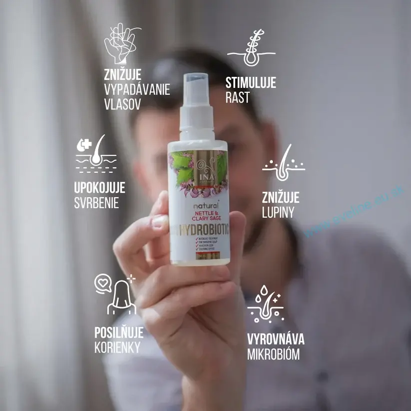 INA ESSENTIALS INA HYDROBIOTIC™ - Žihľava & Šalvia - intenzívna starostlivosť pre  Vypadávanie vlasov, Lupiny a Citlivú pokožku hlavy