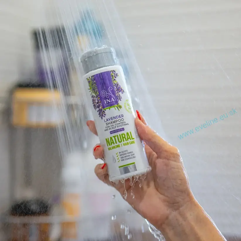 INA ESSENTIALS Prírodný Levanduľový Šampón - Šampón na Lupiny a Citlivú pokožku hlavy