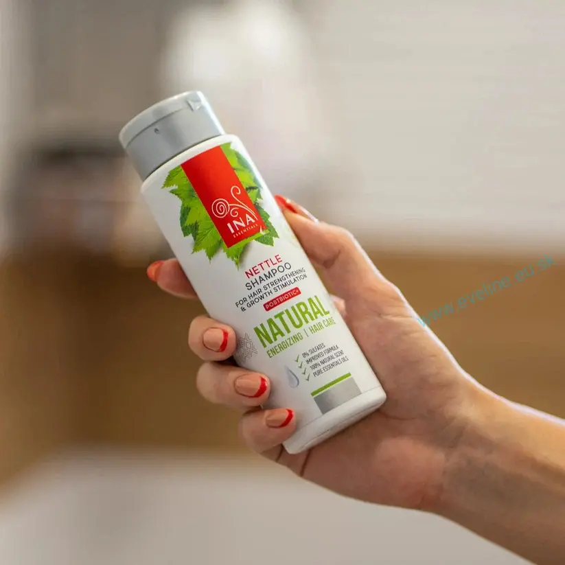 INA ESSENTIALS Prírodný Šampón z Divokej Žihľavy - Šampón pre Vypadávaniu vlasov
