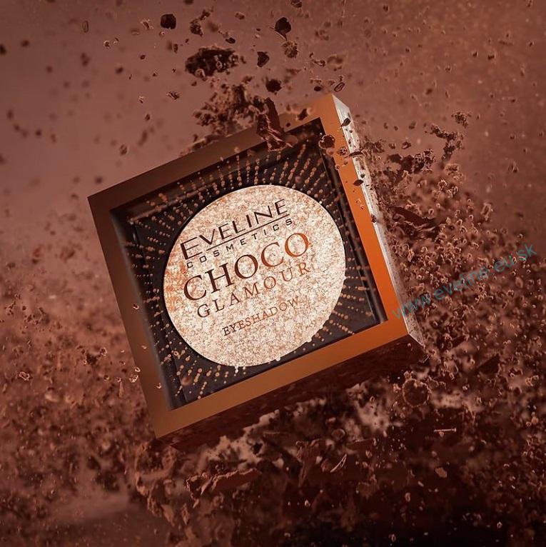 EVELINE Choco glamour - Lesklý topper na očné tiene