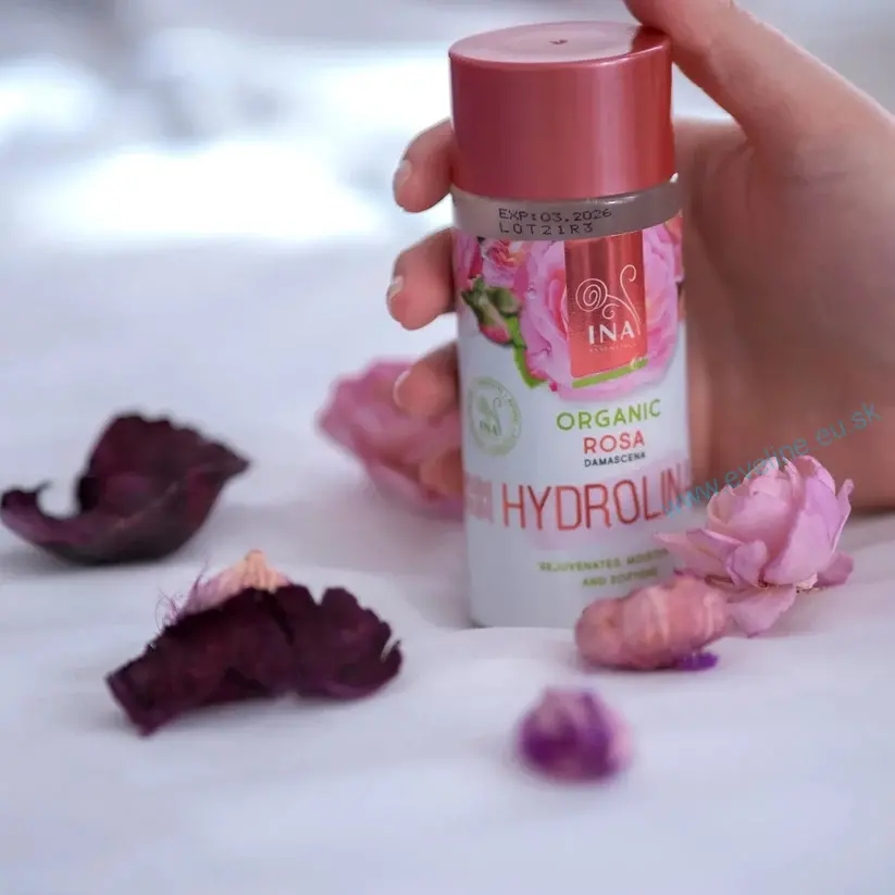 INA ESSENTIALS HYDROLINA™ - Organická Ružová voda pre Suchú pokožku