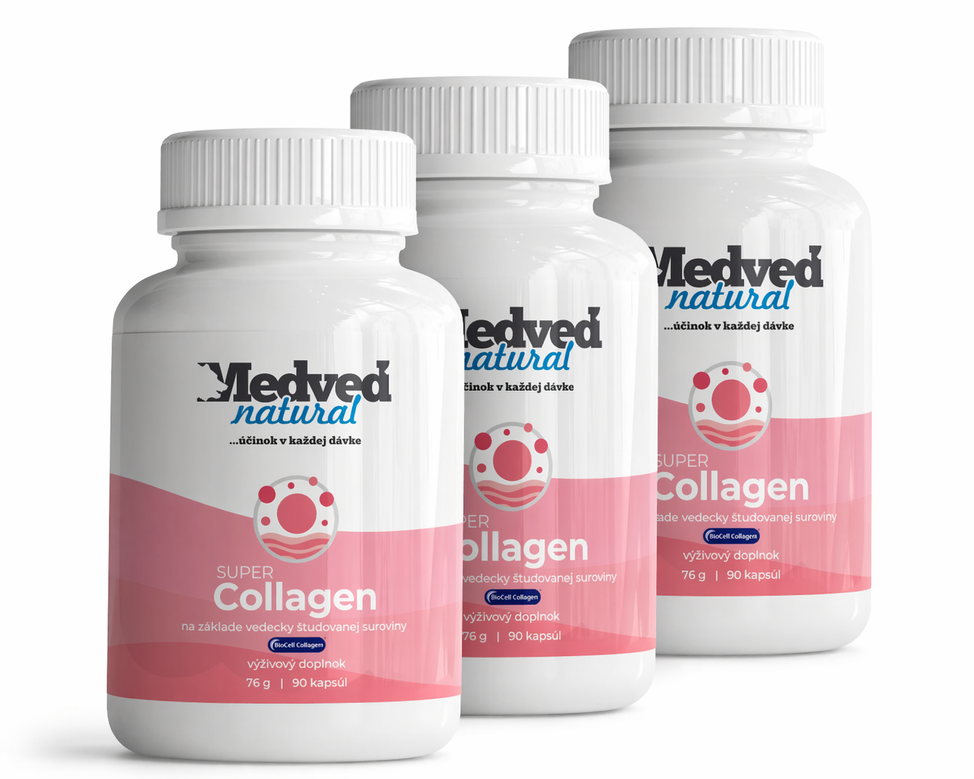 3x SUPER Collagen 90 kapsúl (180 kapsúl spolu) (Kolagény)